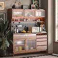 Middle Style Sideboard 3d model