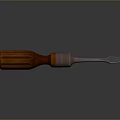 Screwdriver flat screwdriver Phillips screwdriver tool hardware tool processing tool 3d model