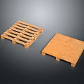 Sturdy Wooden Block and Flat Deck Pallets as Industrial Material Handling Equipment for Logistics