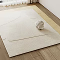 modern carpet square carpet 3d model