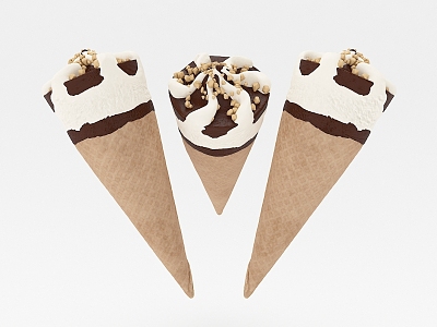 Modern Ice Cream 3d model