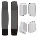 Modern Mirror Designs In Black And White Framed Sleek Styles For Home