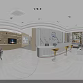 Sanhe Dental Clinic Reception Area With Modern Bright Interior And Yellow Chairs