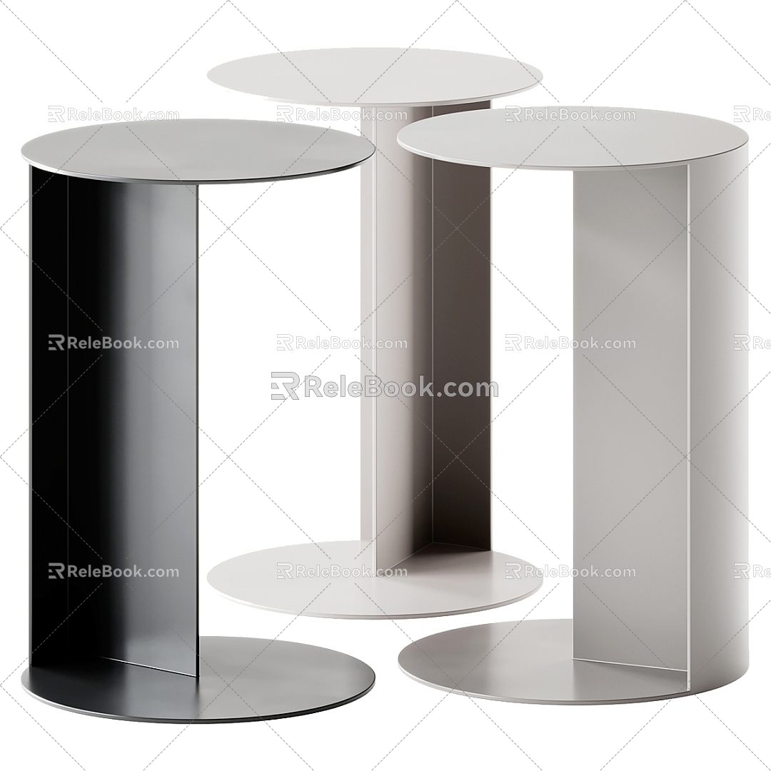 Side table, corner table, coffee table 3d model