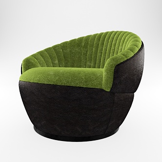 Modern Single Sofa Leisure Chair 3d model