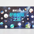 Dream Planet Journey Photo Spot With Colorful Planets And Starry Sky Background