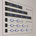 Modern Switch Panels With Easy Rotation And Quick Power Access Design 3d model
