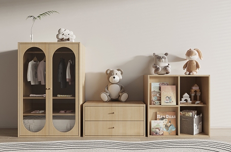 Children'storage cabinet 3d model