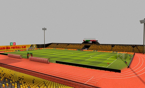 modern football stadium 3d model