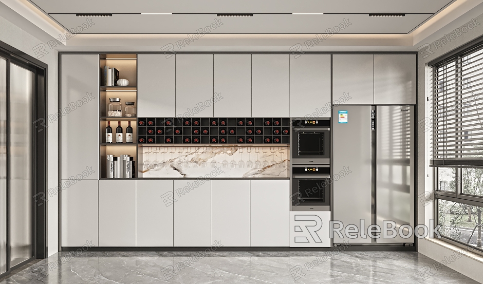 Modern Wine Cabinet Cabinet model