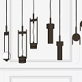 Stylish Hanging Modern Pendant Lights With Sleek Black And White Design For Contemporary Interior Spaces