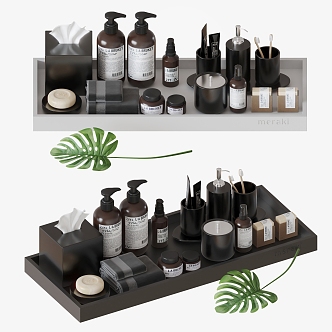 toiletries 3d model