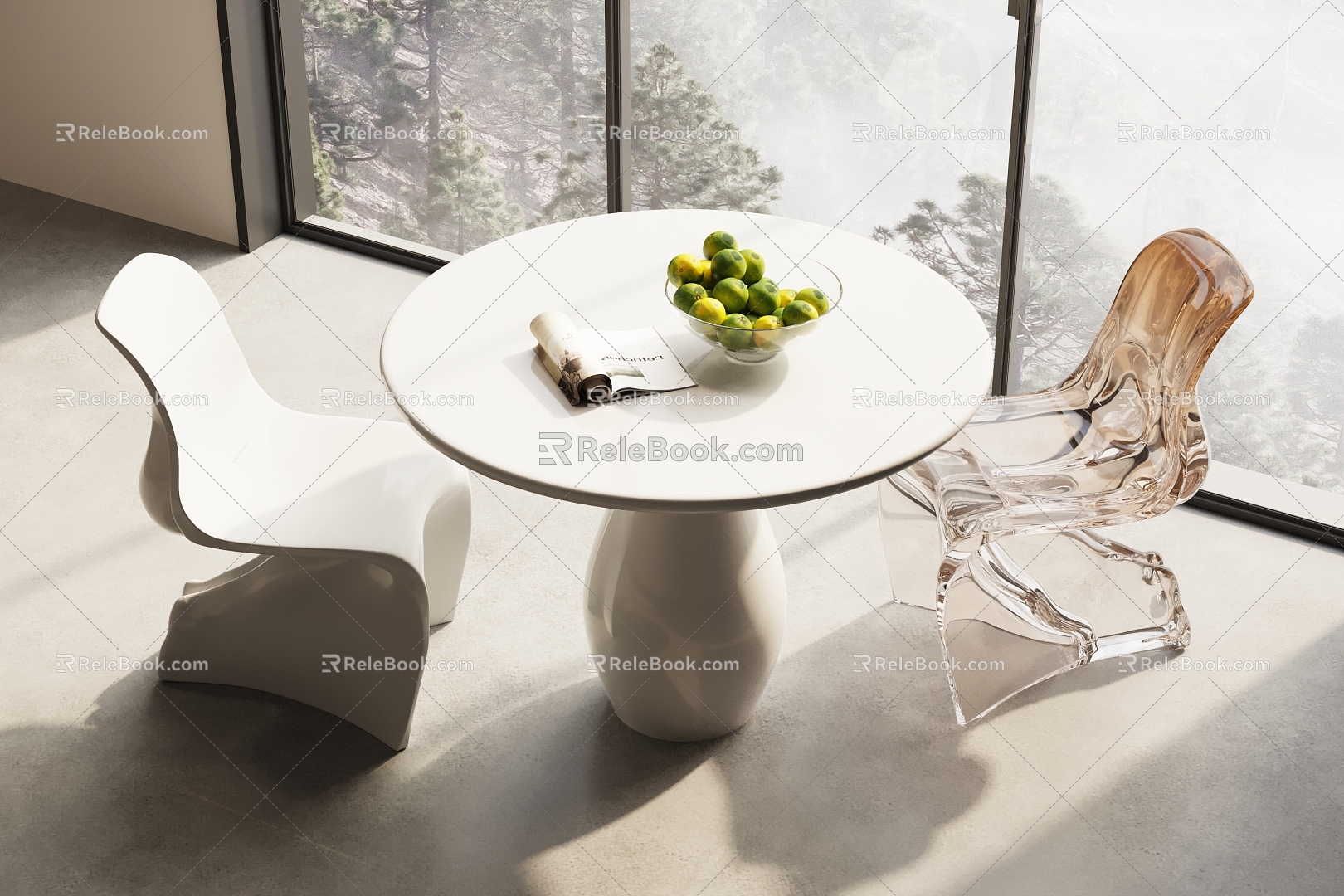 Leisure Tables and Chairs Negotiation Tables and Chairs Dining Tables and Chairs Outdoor Tables and Chairs 3d model