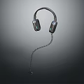 Modern Wired Headphones With Coiled Cord And Sleek Design For Premium Audio Performance
