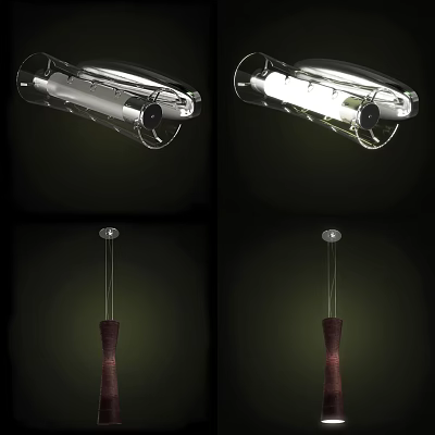 Modern lamp combination lamp lamp wall lamp chandelier 3d model