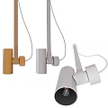 Modern Minimalist Pendant Lights With Cylindrical Shape And Different Color Finishes