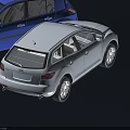 Modern White Car Rear View With Sleek Exterior Design And Stylish Alloy Wheels