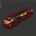 Yellow And Black Electric Model Train With Pantograph Front Windows And NS Logo