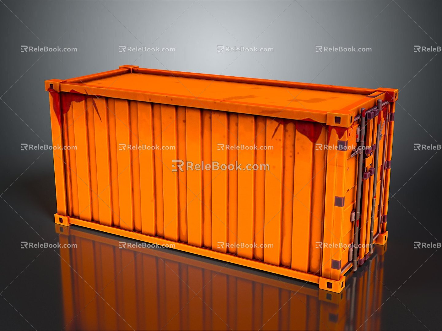 Container Cargo Box Cargo Box Trunk Box Luggage Leather Box Leather Box Container 3d model