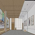 modern elevator 3d model
