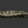Stunning Scenic Mountainous Landscape With Green Valleys And Clear Calm Water Bodies
