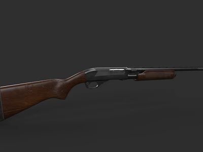 Realistic shotgun weapons game assets 3d model Realistic shotgun weapons game assets 3d model