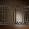 Wrought Iron Decorative Fence With Intricate Carvings Ornamental Railings And Vintage Design