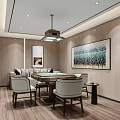 Billiard Room Chess Room 3d model