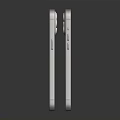 Latest Smartphones Front And Rear View With Bright Colorful Gradient Display And Rear Camera Module