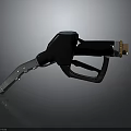 Gas Pump Nozzle With Metal Tip And Black Handle For Fuel Station Equipment
