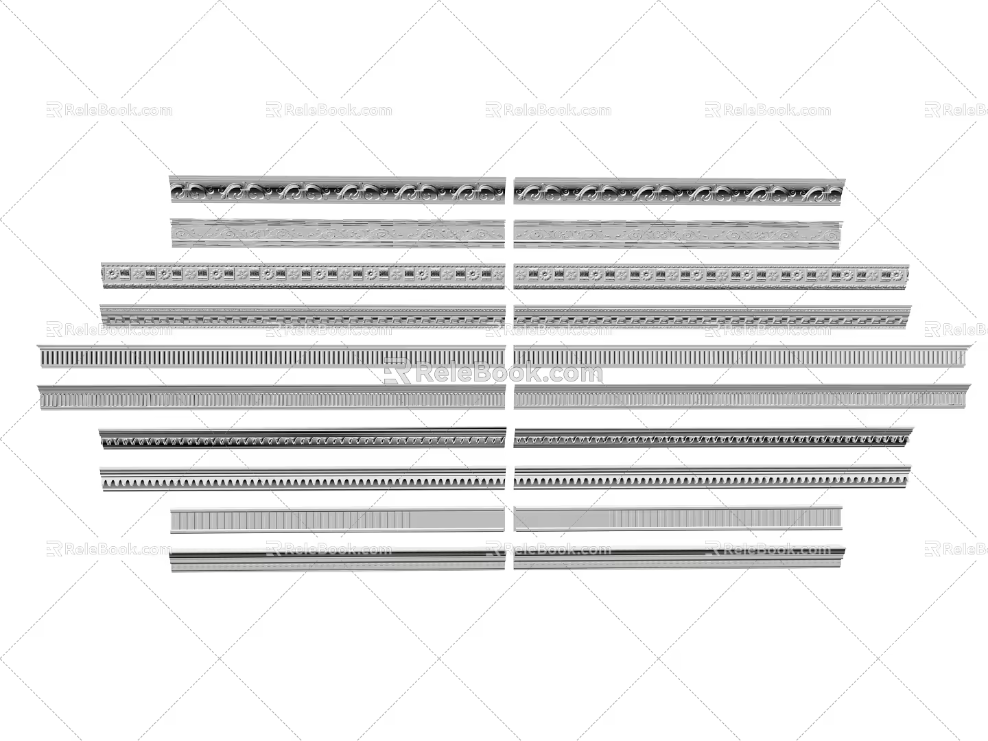Hardware Gypsum Line 3d model