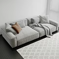 Modern DRIADE double sofa 3d model