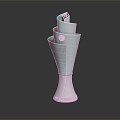 Modern Trophy Craft Trophy Art Trophy 3d model