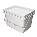 Practical Plastic Storage Container With Lid Handles And Measured Dimensions
