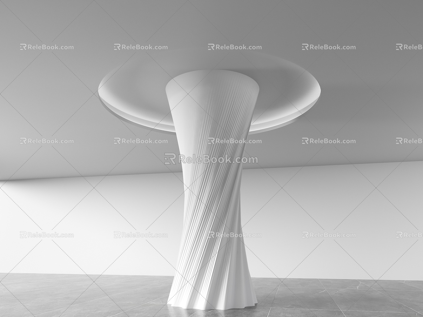 Modern Column 3d model