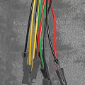 Colorful Resistance Bands For Home Gym Fitness Training And Strength Exercise Equipment
