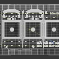 Luxurious Modern Lobby Furniture With Comfortable Sofas Stylish Chandeliers And Green Plants