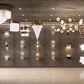 Modern Lighting Store Showcasing Chandeliers Wall Lamps and Elegant Pendant Lights