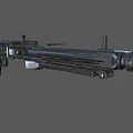 MG42 submachine gun machine gun machine gun semi-automatic rifle assault rifle firearms low face number low model simple model game film and television level super realistic 3d model