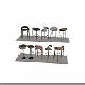 Modern Bar Stools With Various Designs Swivel Bases And Neutral Color Options