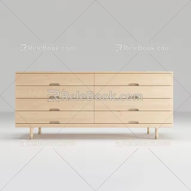 Nordic drawer 3d model