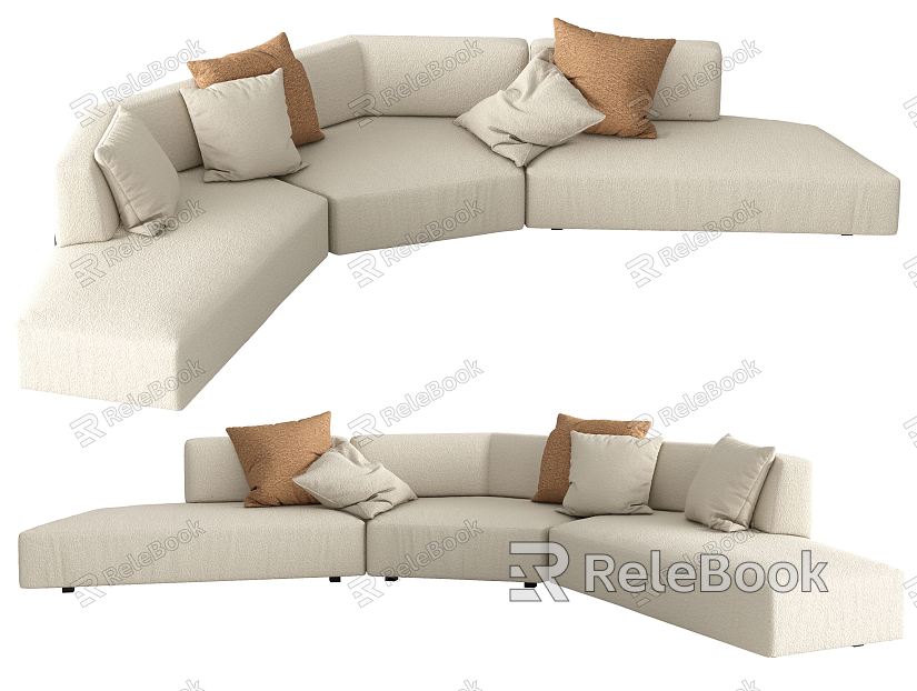 modern henge multiplayer sofa model