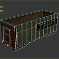 Rusty Metal Waste Handling Container For Household Services With Contact Info