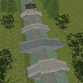 Chinese Arch Bridge One Arch Bridge Small Arch Bridge 3d model