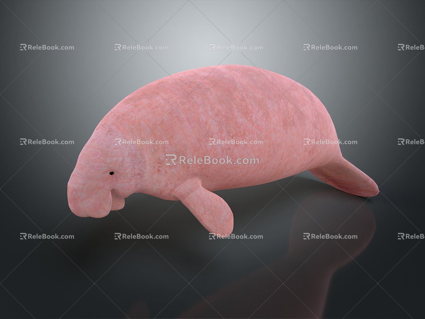 Manatee Beautiful Manatee Sea Animal Fish Freshwater Fish Sea Fish Animal Game Animal Cartoon Animal 3d model