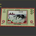Game machine electronic chicken hand game machine hand game machine handheld game machine computer 3d model