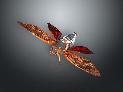 Modern Moth Animal Anime Character 3d model