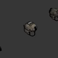 Camouflage Military Tactical Helmet With Transparent Visor And Adjustable Chin Straps