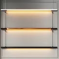 Contemporary Chandelier With Sleek Metal Structure And Warm Glowing Light For Interior Decor