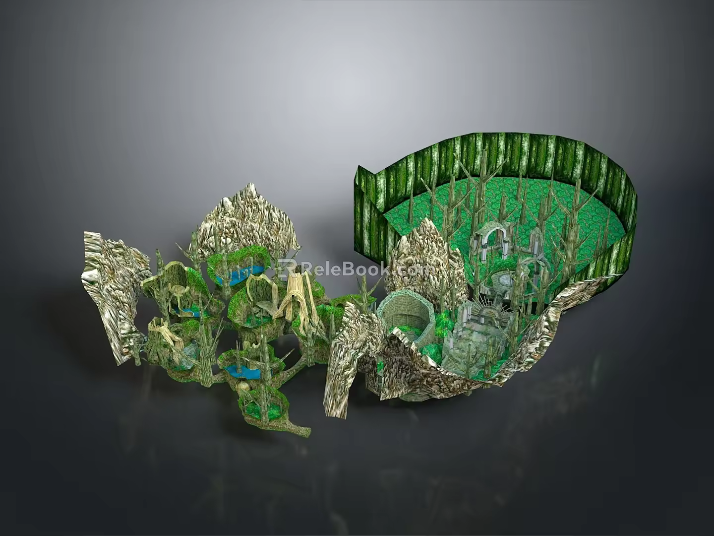 Game Environment Game Scene Fairy Tale Scene Fairy Tale Magic Scene Magic Item Fantasy Scene 3d model